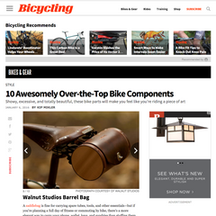 Bicycling Magazine 10 Awesomely Over-the-Top Bike Components