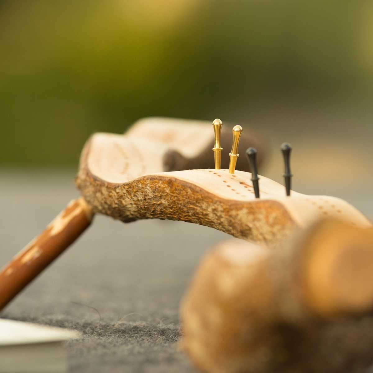 Walnut Studiolo Travel Games One-of-a-Kind Foraged Wood Cribbage Boards