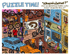 Where's Walnut Free Full Color Cartoon Search Puzzle